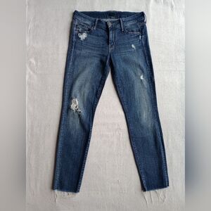 ​MOTHER The Looker Ankle Fray Jeans in Alley Cat - Size 26